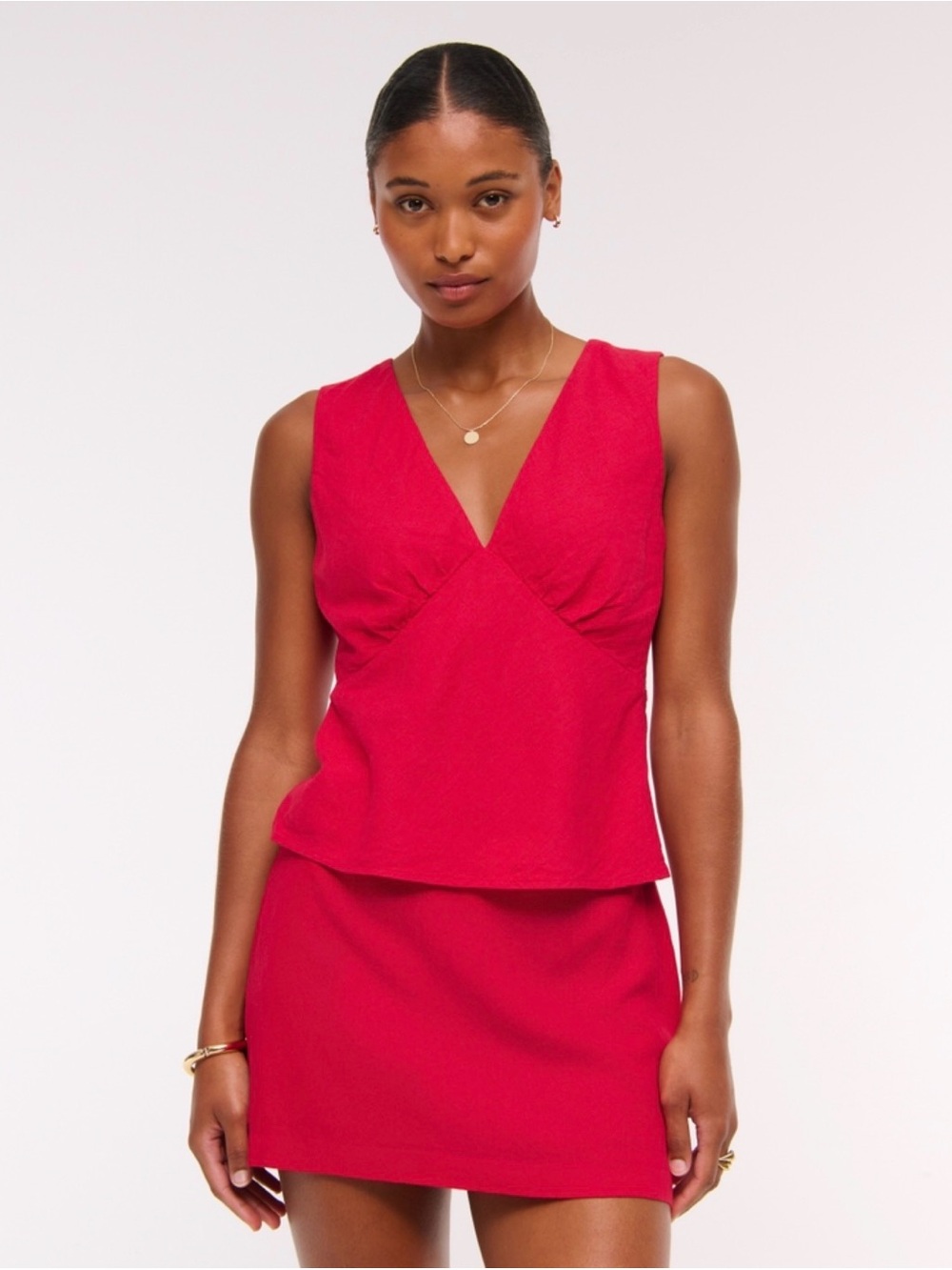 Abercrombie & Fitch Hot Pink Mini Skirt Set